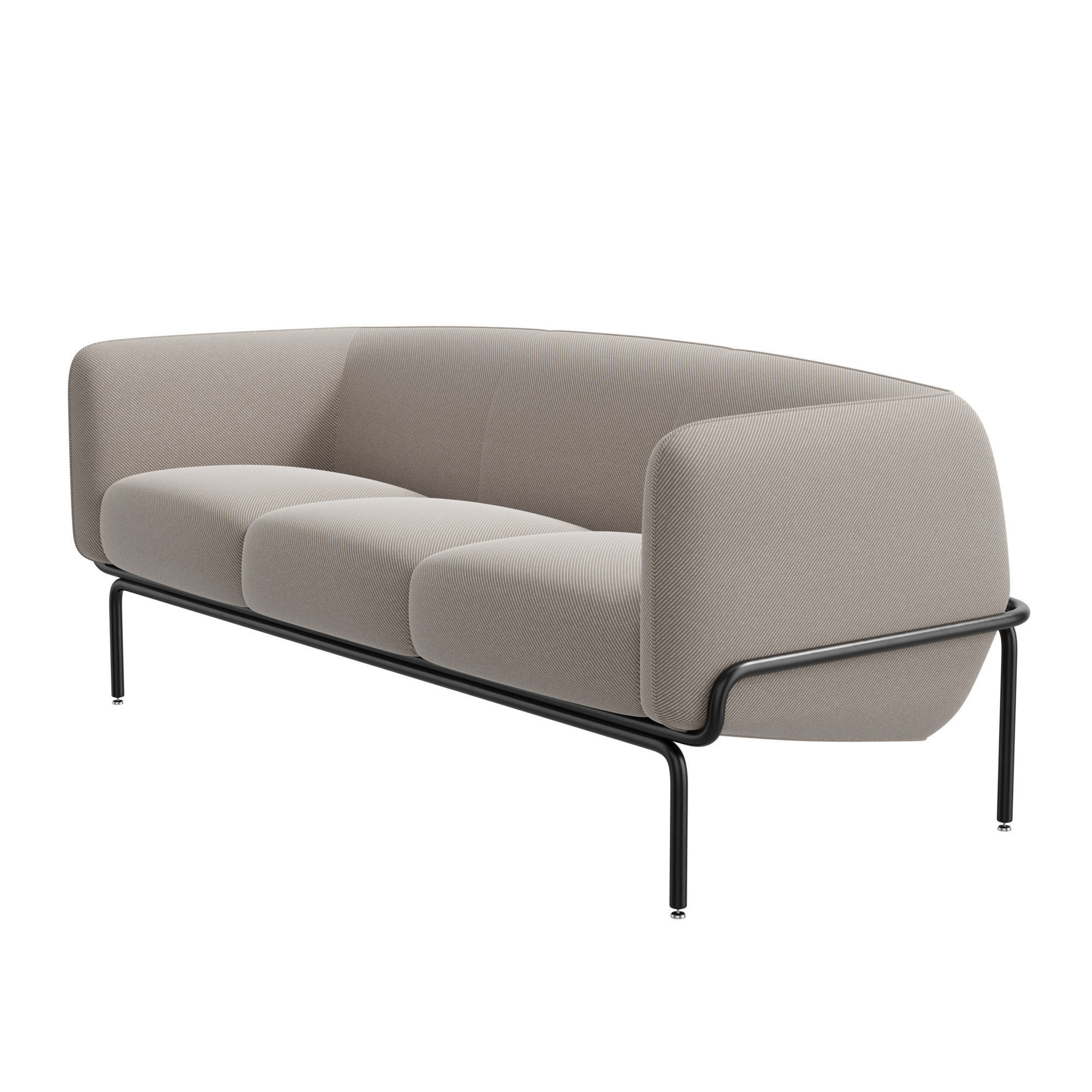 Chandigarh sofa 3D model_2