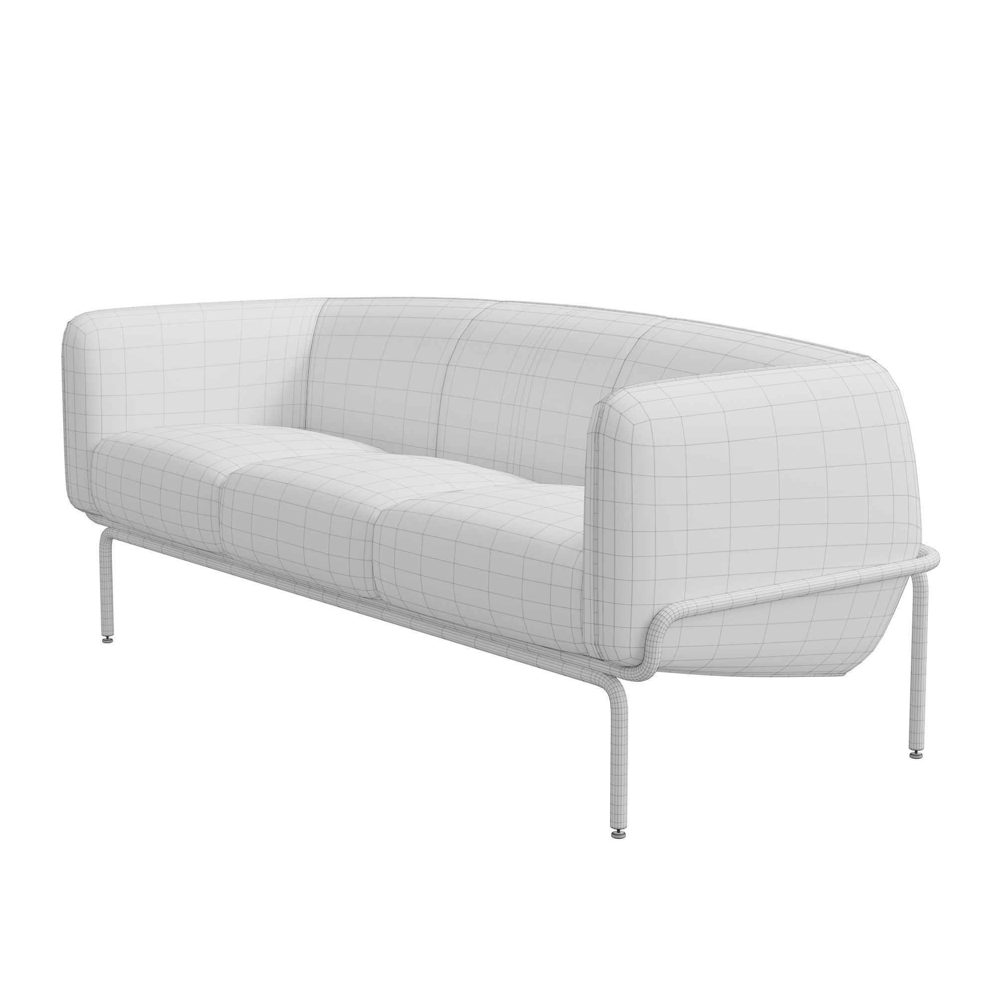 Chandigarh sofa 3D model_11