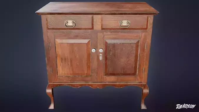 SUBURBS - Cabinet 02 - LOW POLY AND NANITE