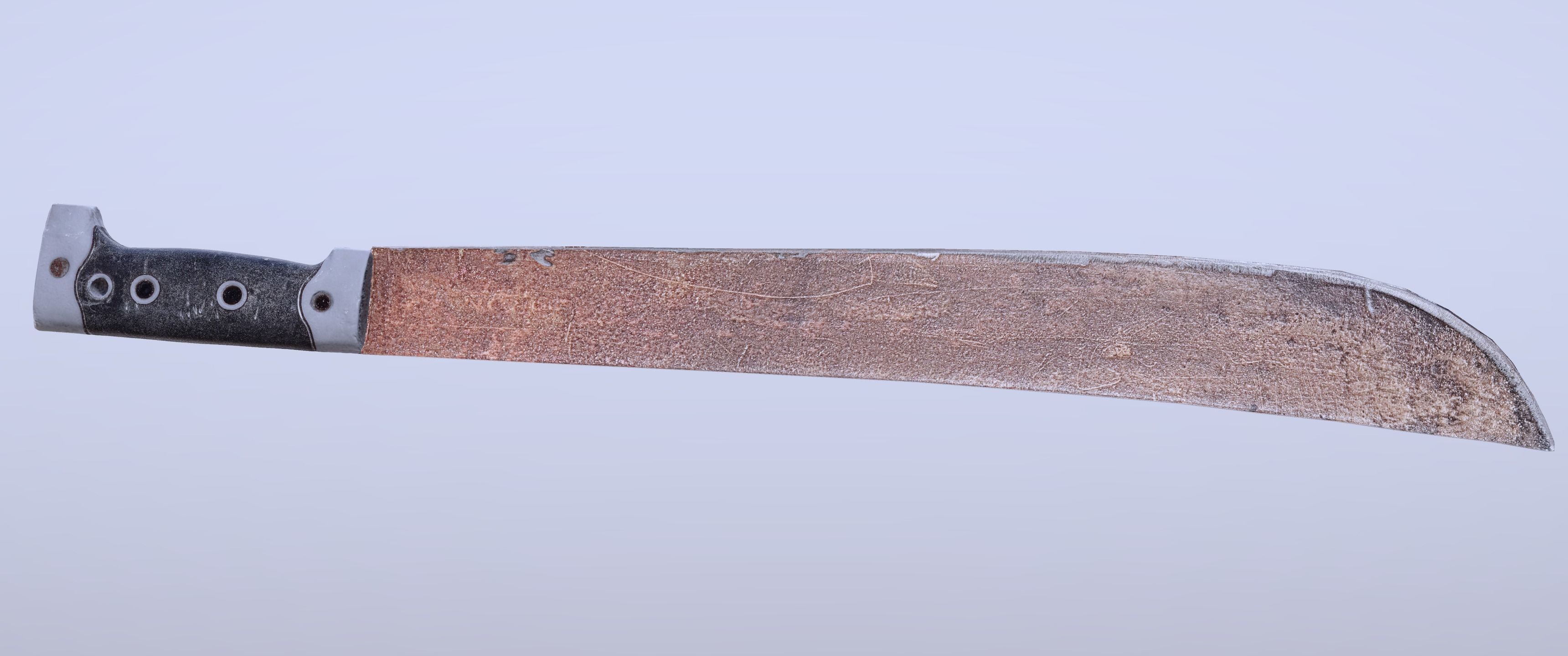 8k Rusty Machete - 5 Levels of Detail Low-poly 3D model_3