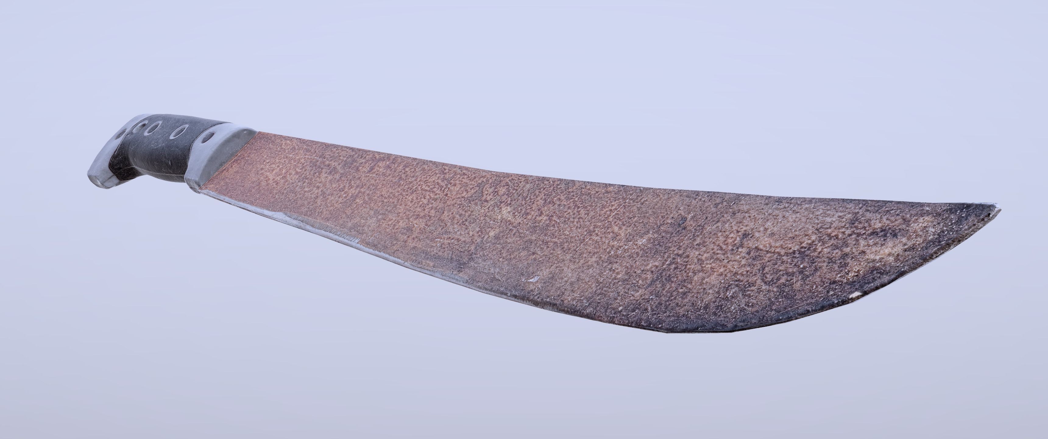 8k Rusty Machete - 5 Levels of Detail Low-poly 3D model_2
