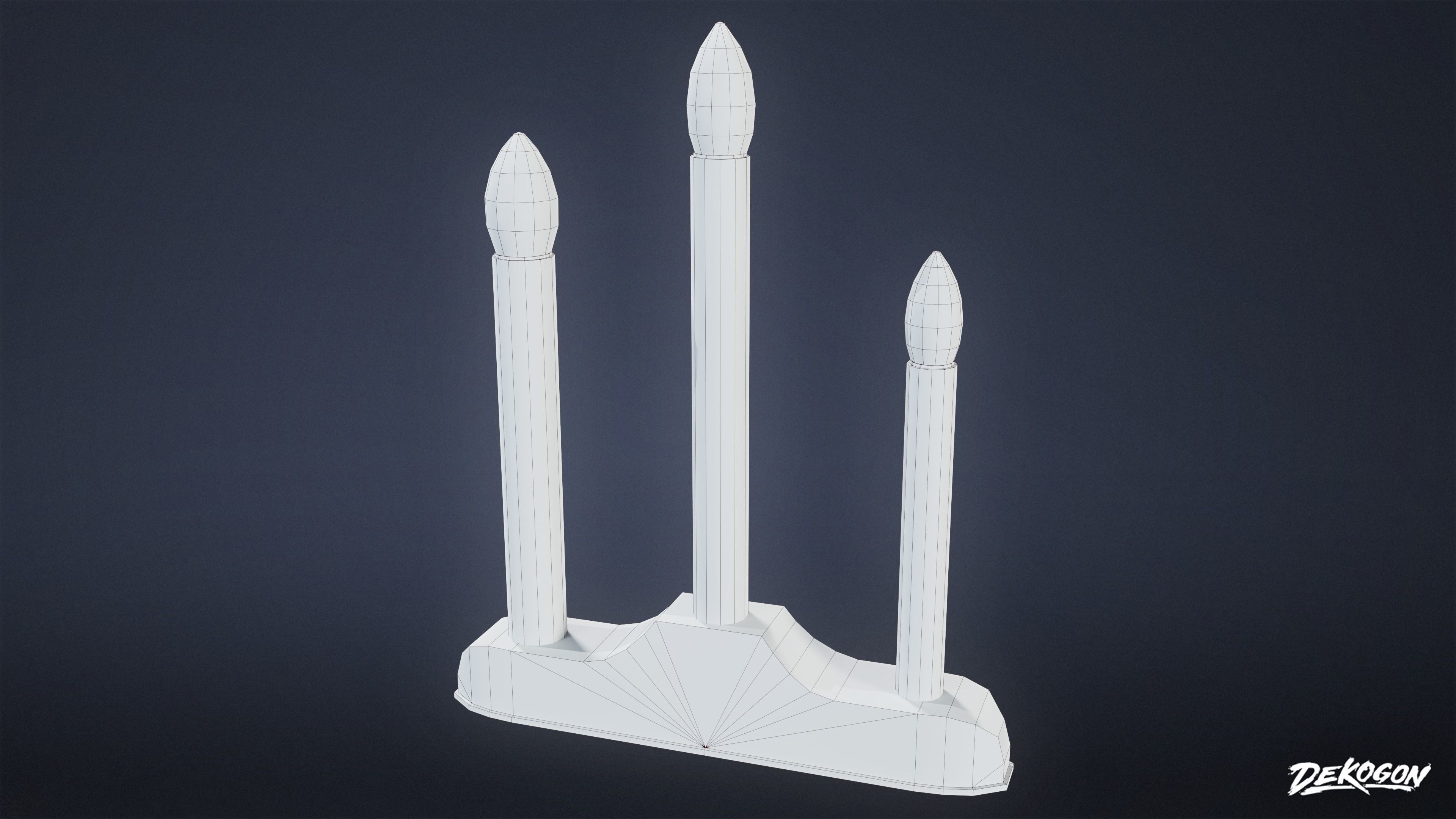 SUBURBS - Candle Set 01 - LOW POLY AND NANITE Low-poly 3D model_29