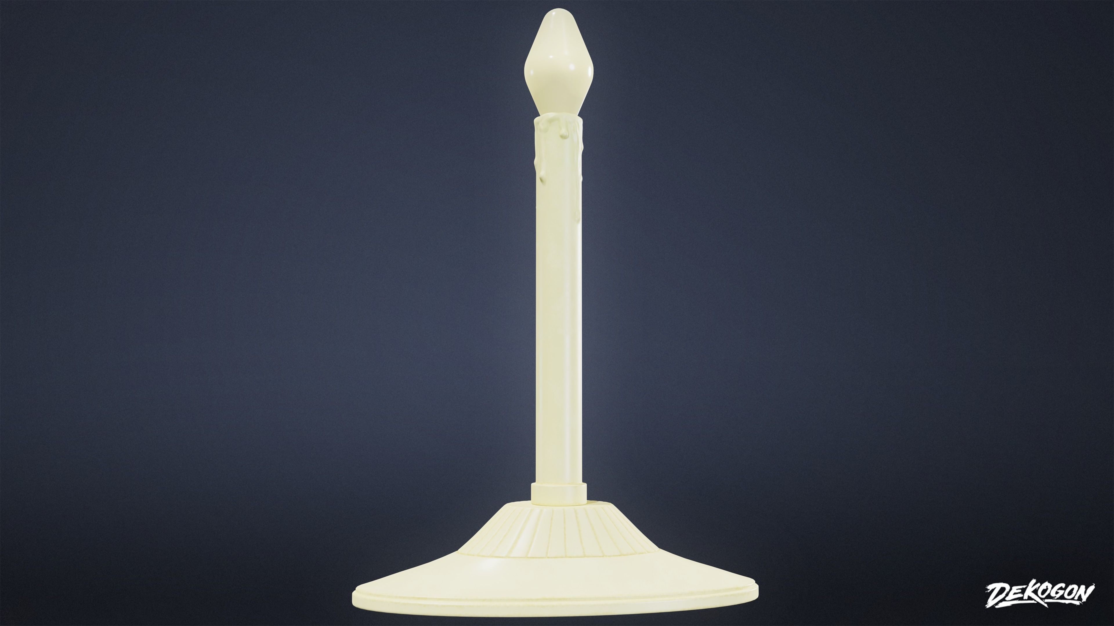 SUBURBS - Candle Set 01 - LOW POLY AND NANITE Low-poly 3D model_13