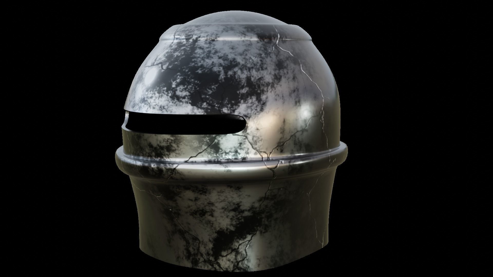 3D Medieval Knight Helmet 3D model_9