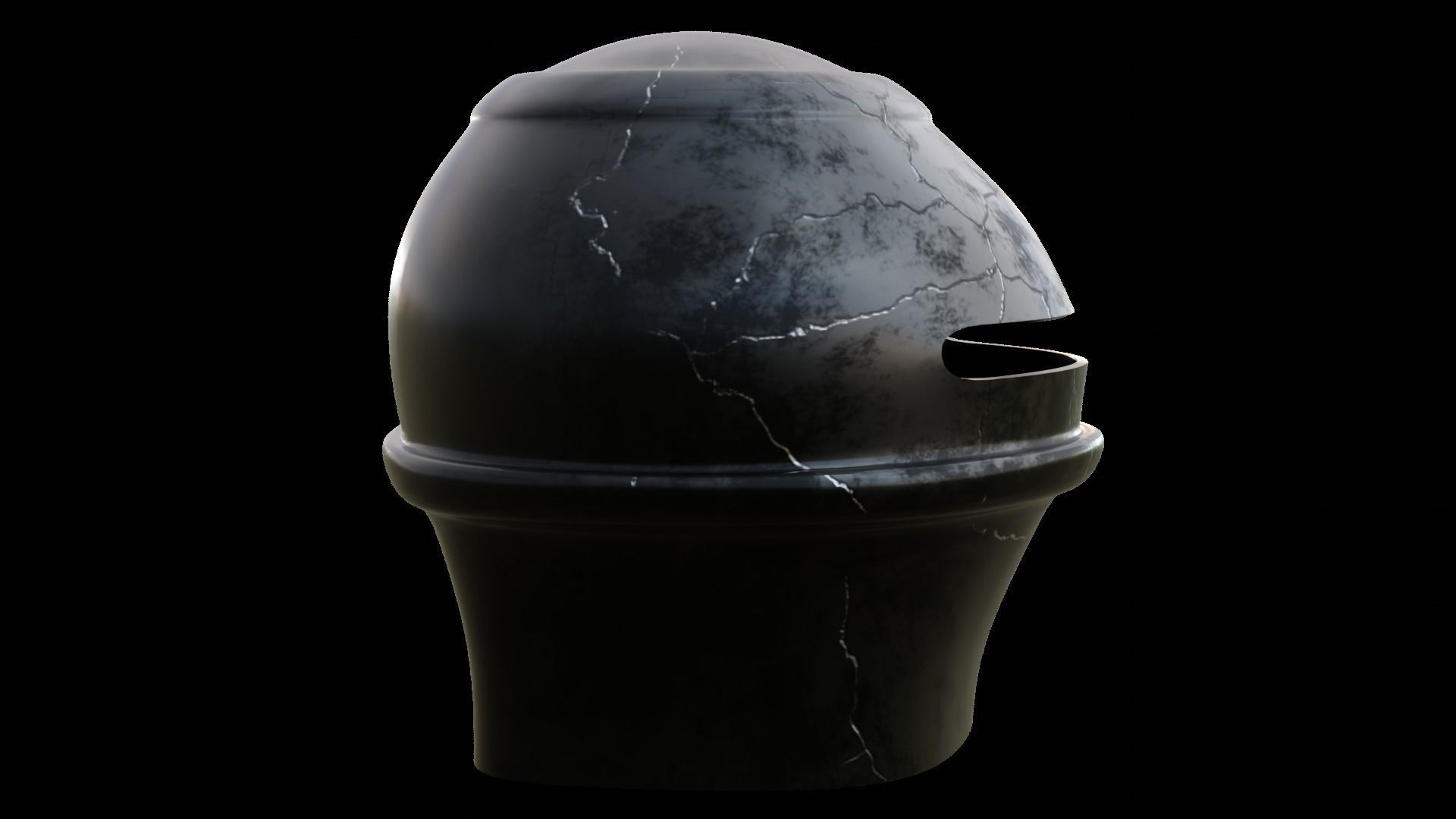 3D Medieval Knight Helmet 3D model_16