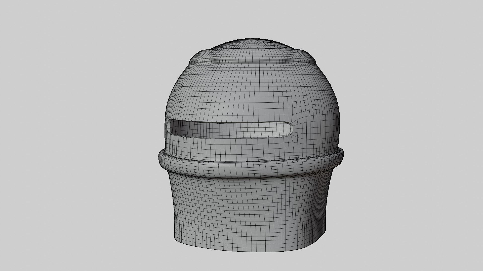 3D Medieval Knight Helmet 3D model_3