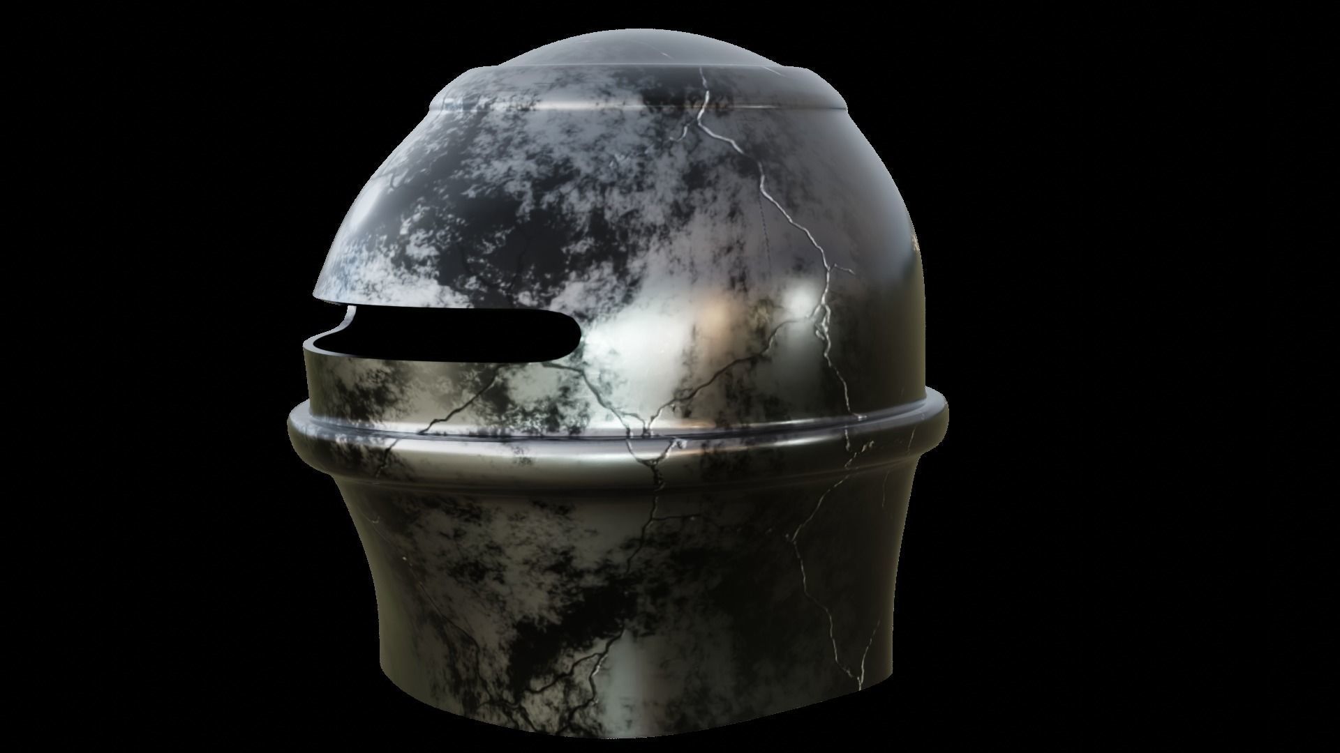 3D Medieval Knight Helmet 3D model_14