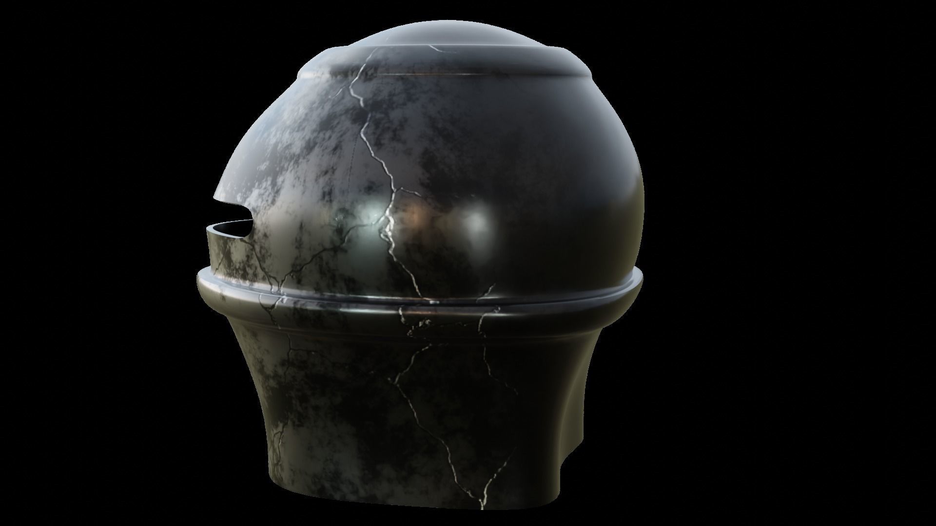 3D Medieval Knight Helmet 3D model_15