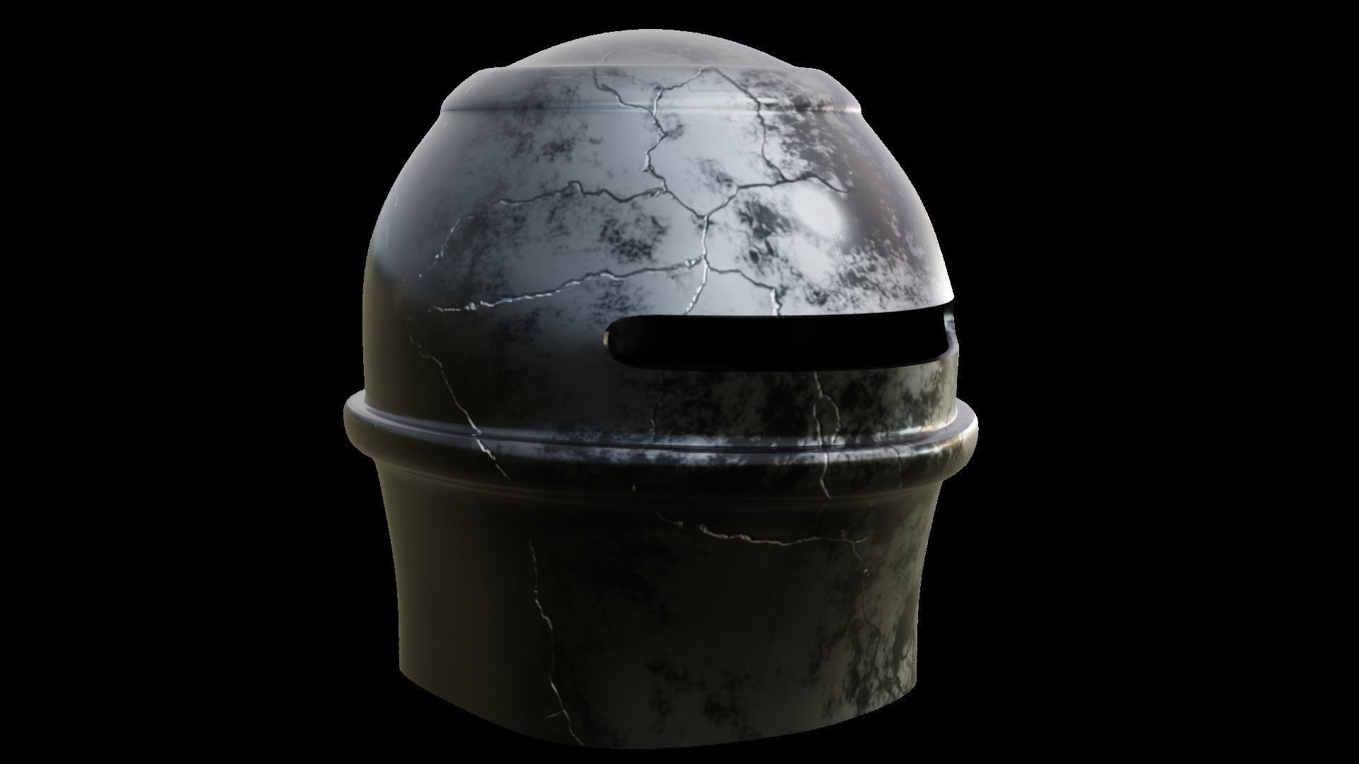 3D Medieval Knight Helmet 3D model_8