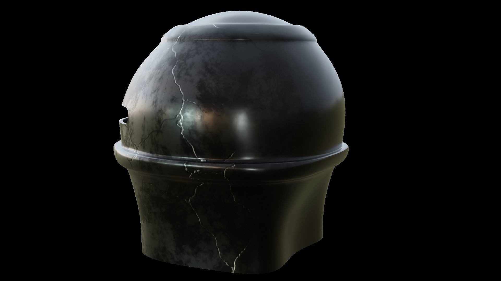 3D Medieval Knight Helmet 3D model_12