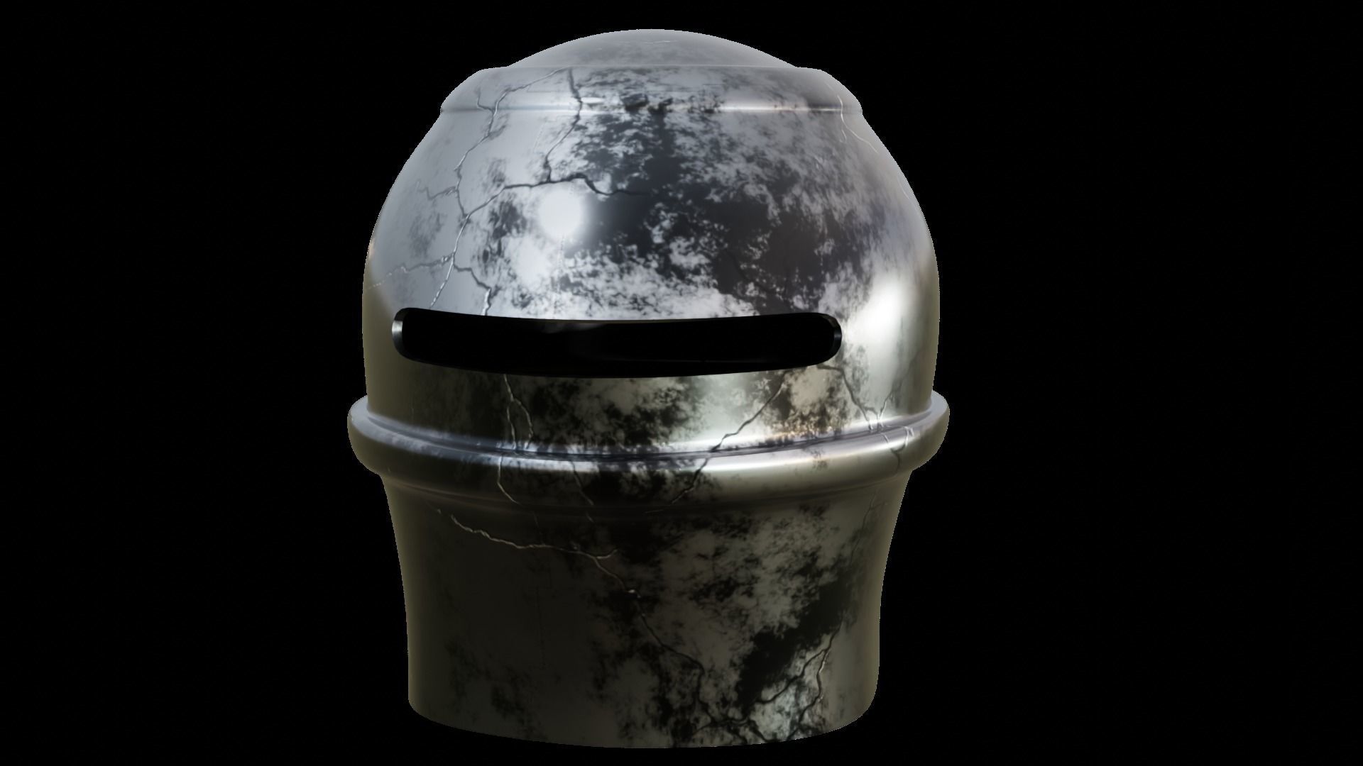 3D Medieval Knight Helmet 3D model_11