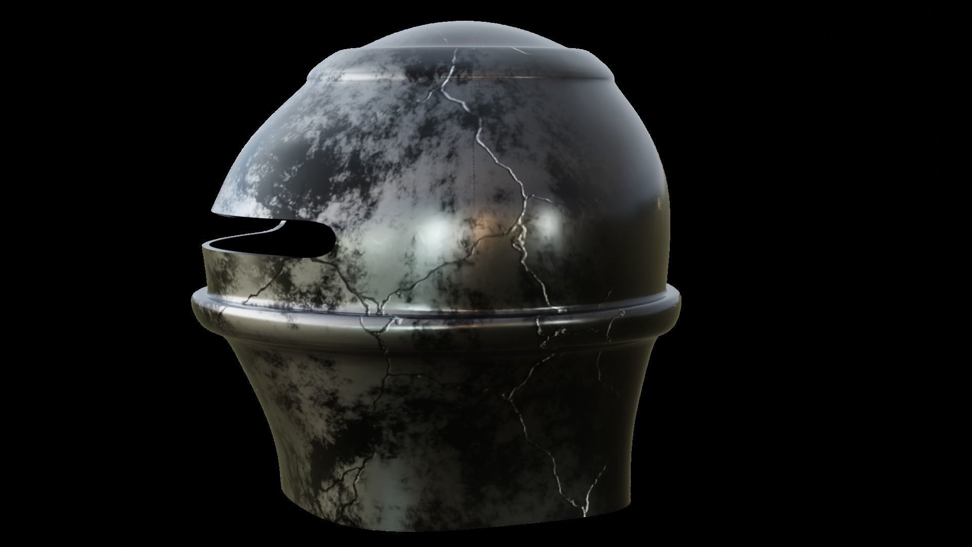 3D Medieval Knight Helmet 3D model_20