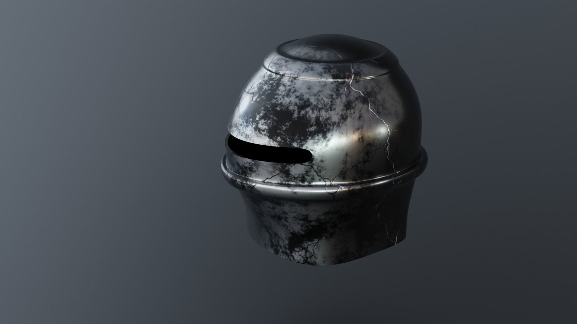 3D Medieval Knight Helmet 3D model_5