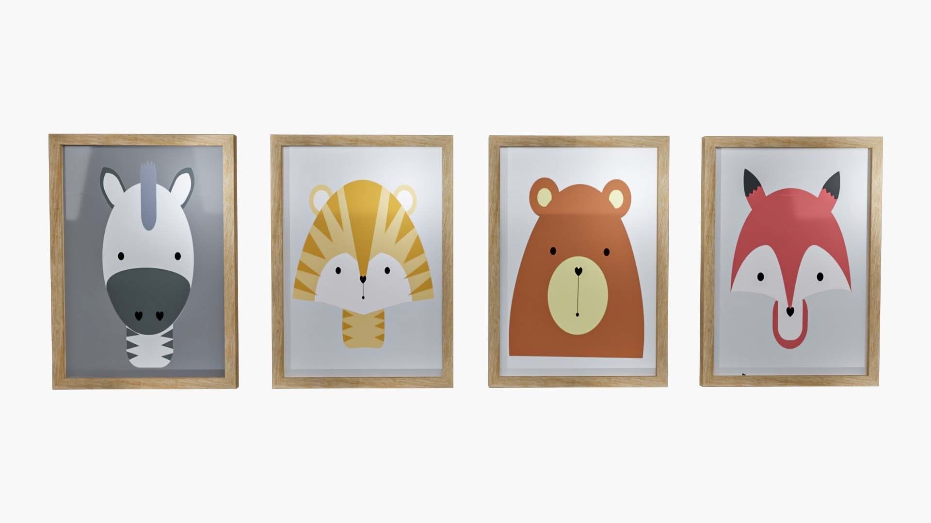 Childrens Decor Picture 3D model_3