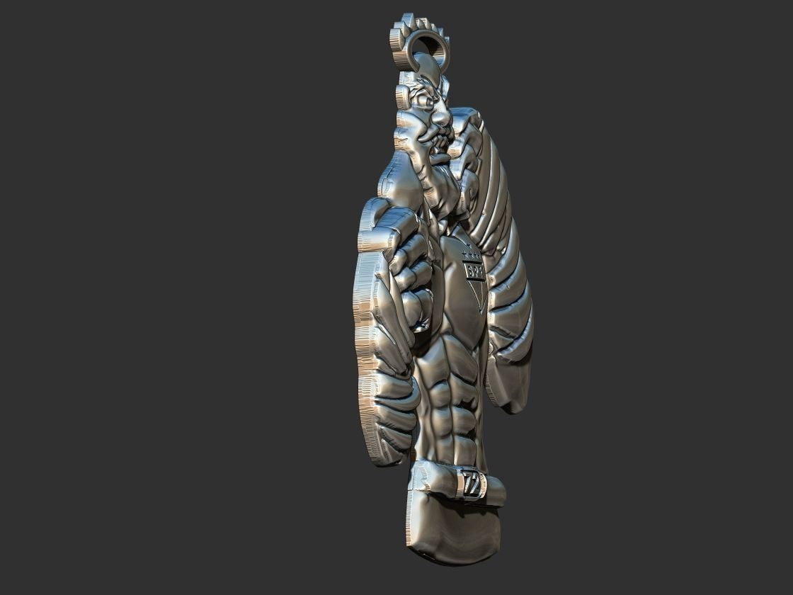 Anjo Sao Paulo Tricolor 3D print model_2