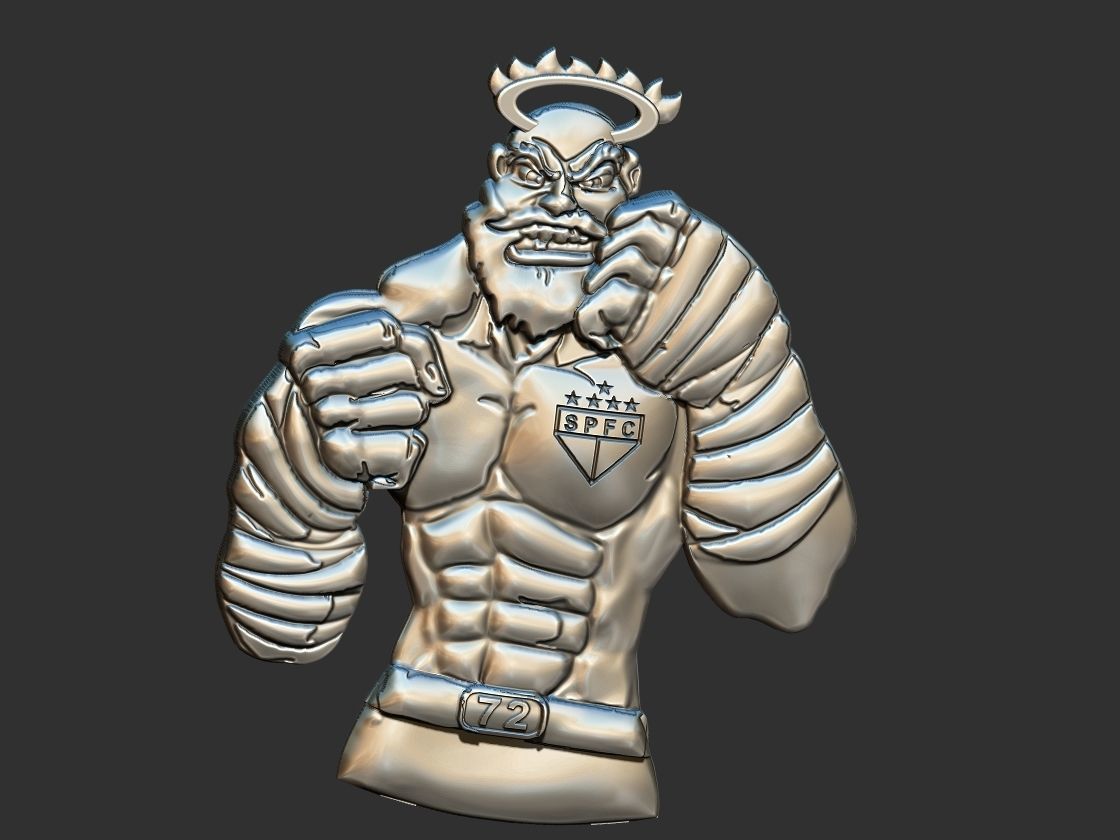 Anjo Sao Paulo Tricolor 3D print model_11