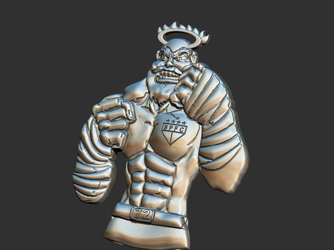 Anjo Sao Paulo Tricolor 3D print model_12