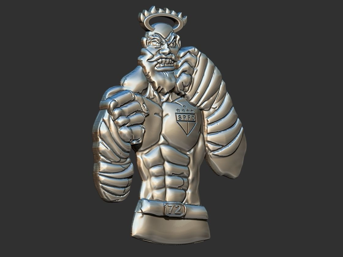 Anjo Sao Paulo Tricolor 3D print model_1