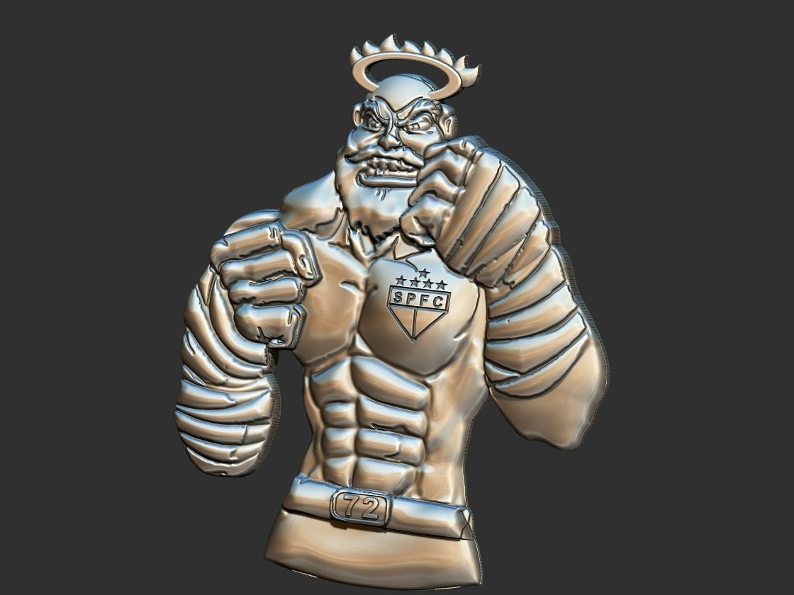 Anjo Sao Paulo Tricolor 3D print model_10