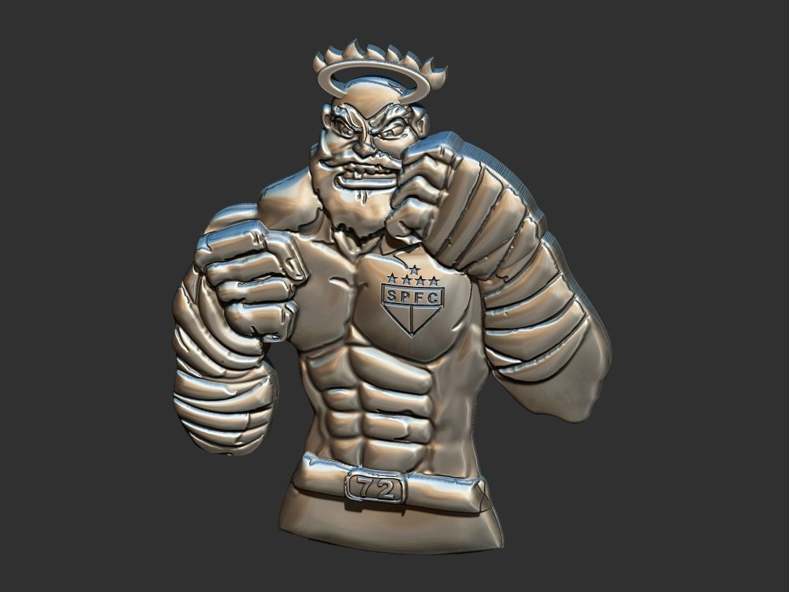 Anjo Sao Paulo Tricolor 3D print model_8