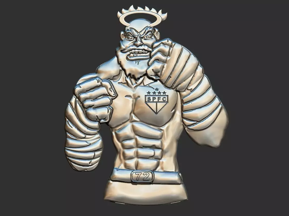 Anjo Sao Paulo Tricolor 3D print model_0