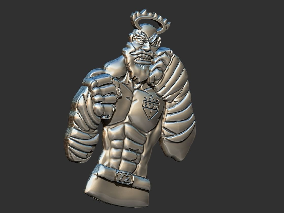 Anjo Sao Paulo Tricolor 3D print model_9