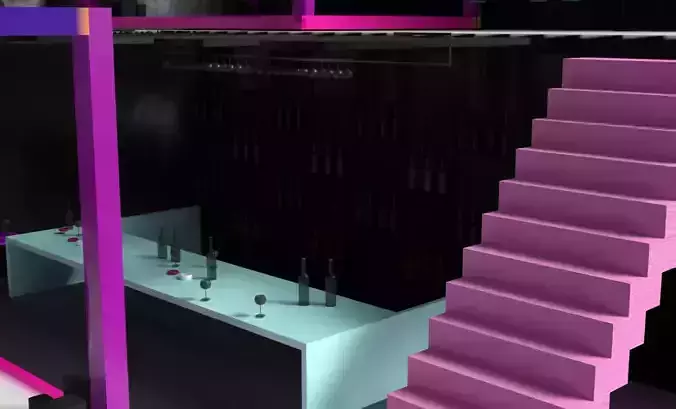 Bar table and background