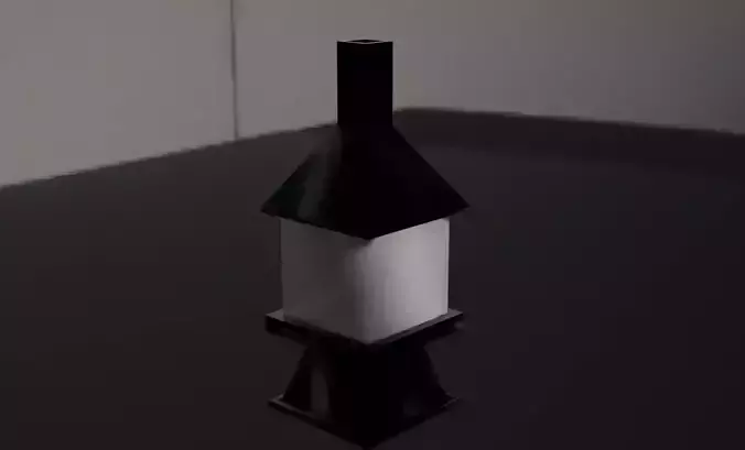 FIREPLACE WITH GLASS DETAIL