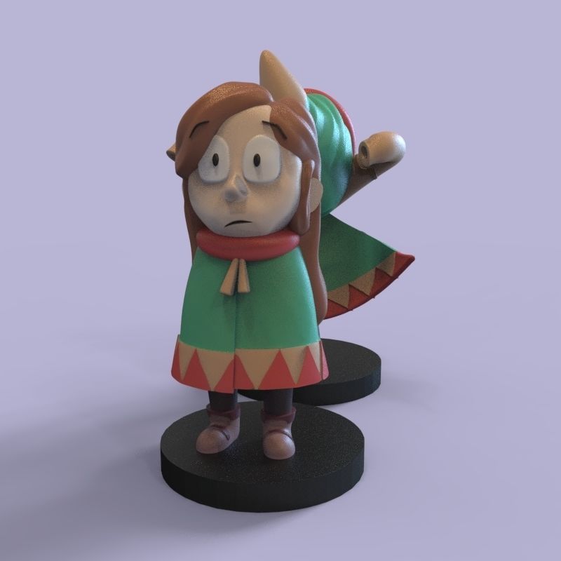 Kid Johanna from Hilda 3D print model_13