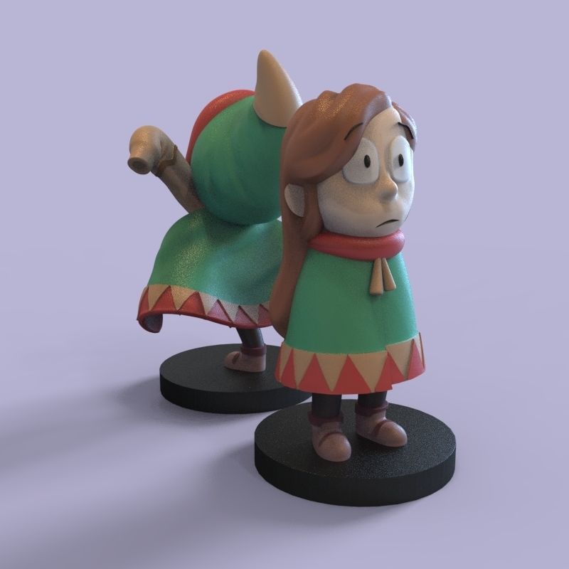 Kid Johanna from Hilda 3D print model_14