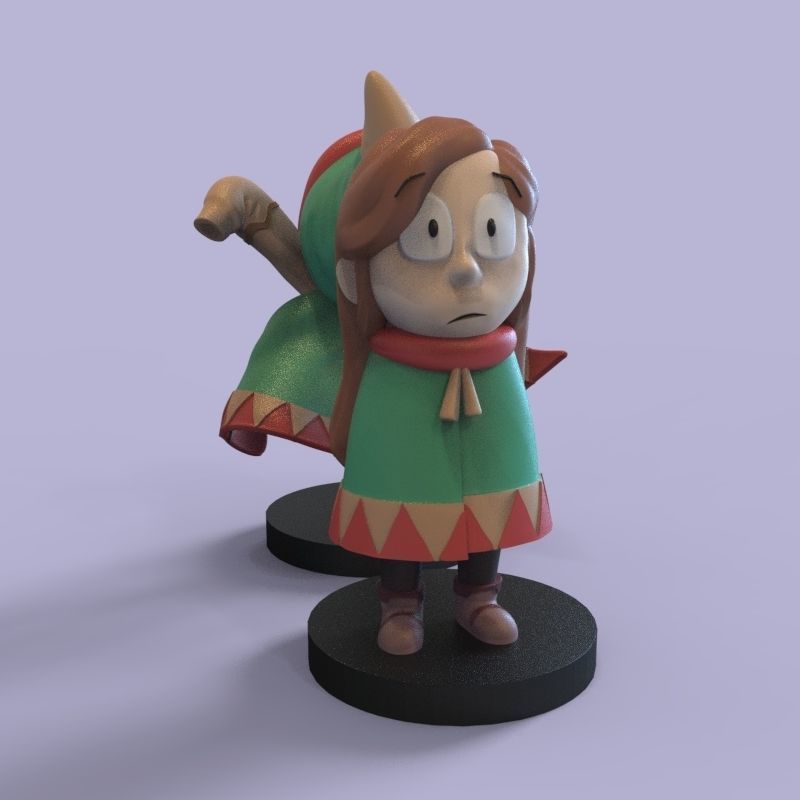 Kid Johanna from Hilda 3D print model_24