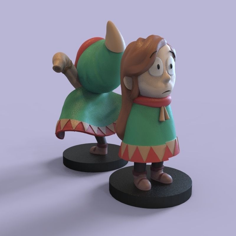 Kid Johanna from Hilda 3D print model_32