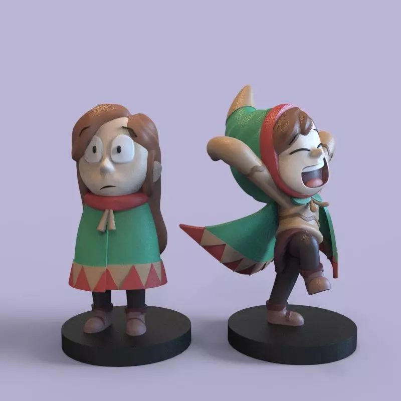 Kid Johanna from Hilda 3D print model_0
