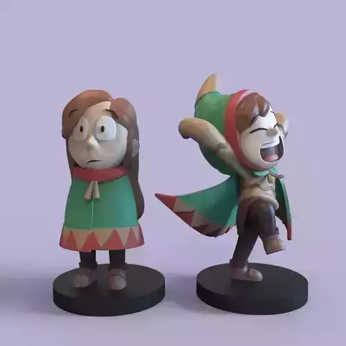 Kid Johanna from Hilda 3D print model