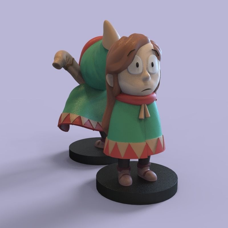 Kid Johanna from Hilda 3D print model_20