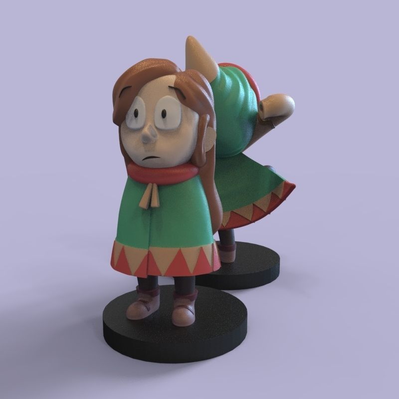 Kid Johanna from Hilda 3D print model_17