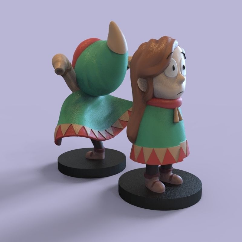 Kid Johanna from Hilda 3D print model_34