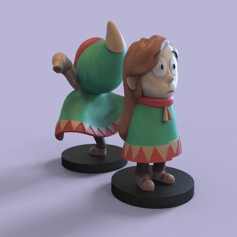 Kid Johanna from Hilda 3D print model_29