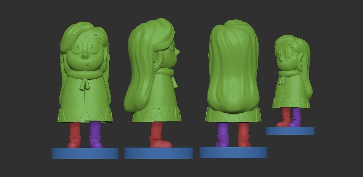 Kid Johanna from Hilda 3D print model_1