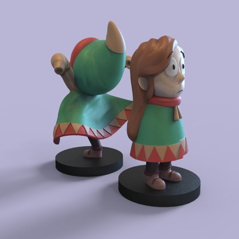 Kid Johanna from Hilda 3D print model_30