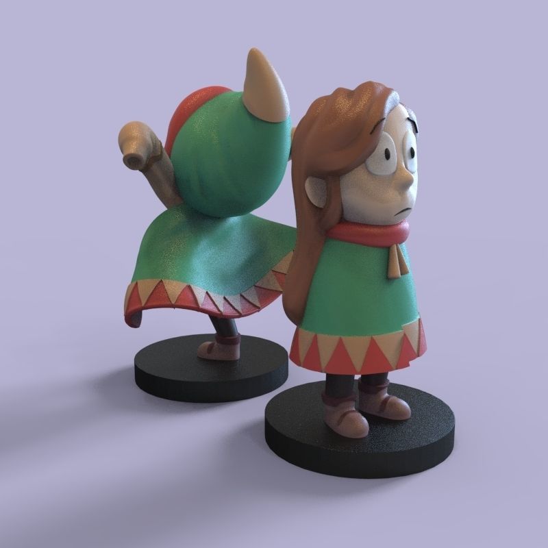 Kid Johanna from Hilda 3D print model_41