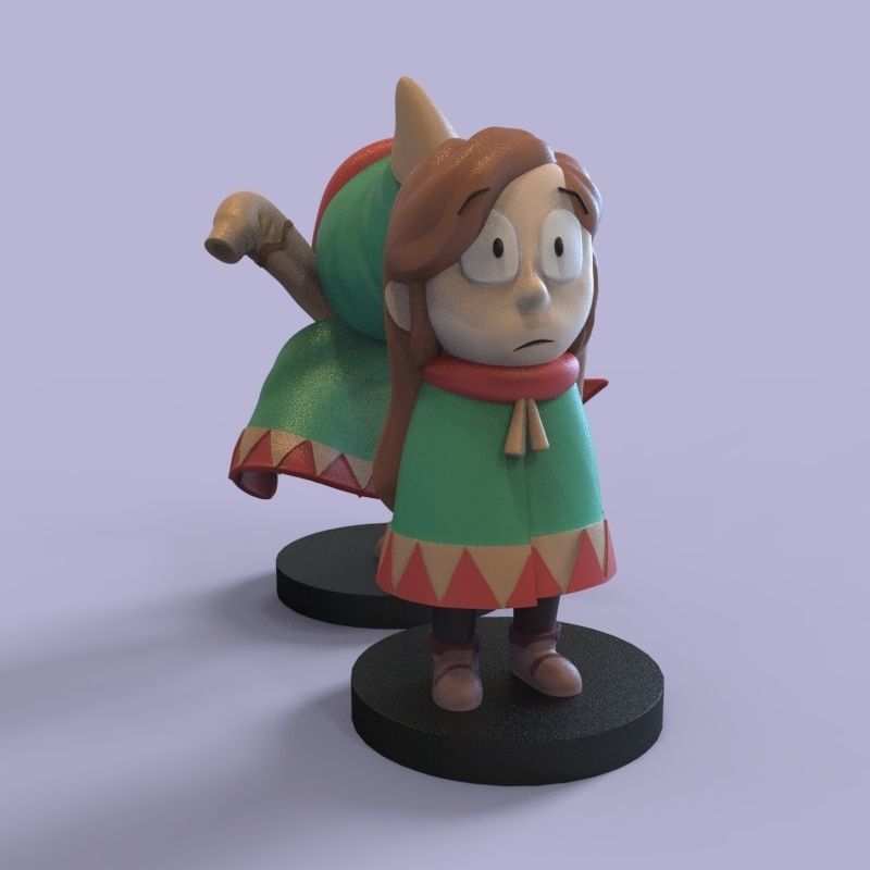 Kid Johanna from Hilda 3D print model_22