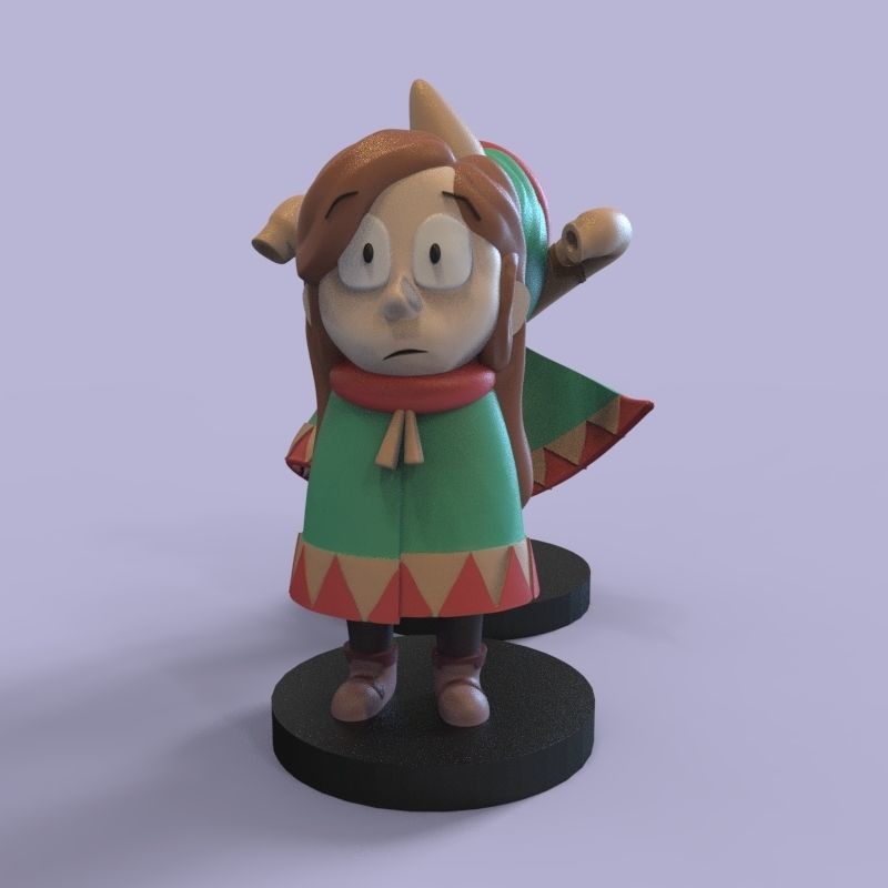 Kid Johanna from Hilda 3D print model_11