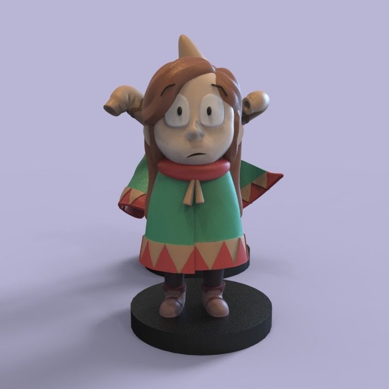 Kid Johanna from Hilda 3D print model_8