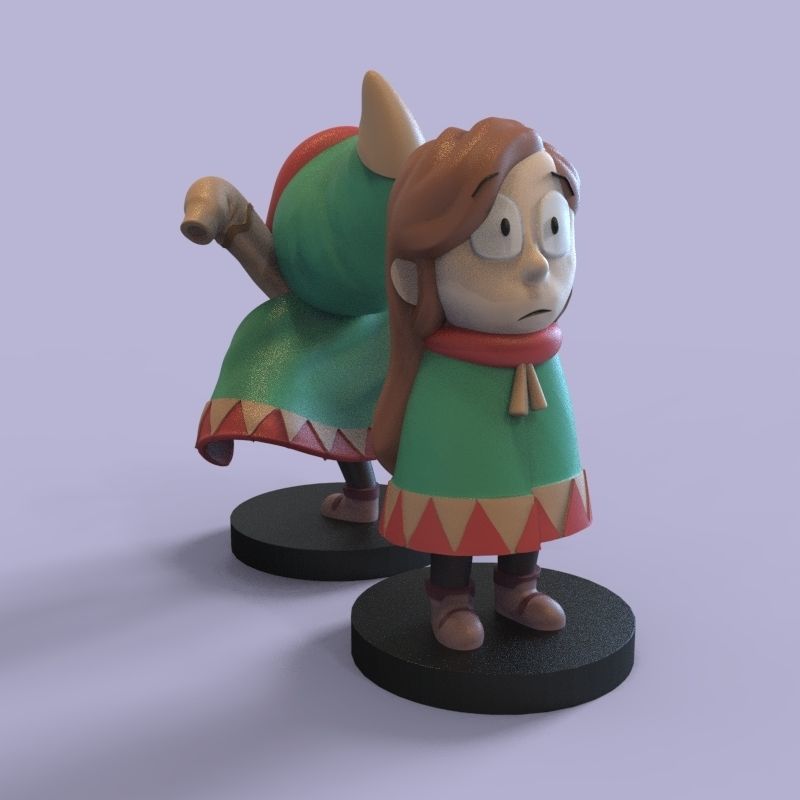 Kid Johanna from Hilda 3D print model_18