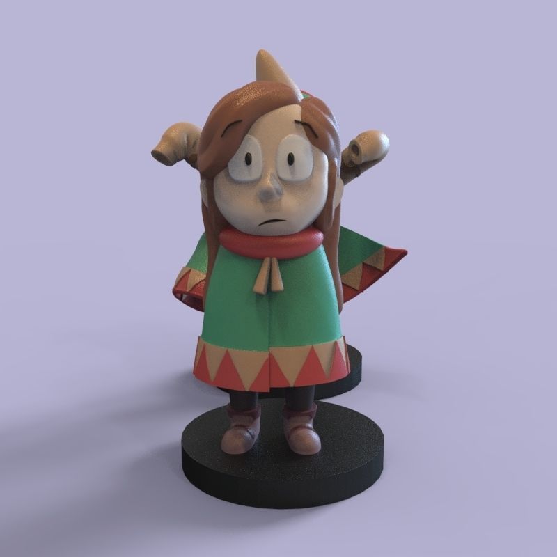 Kid Johanna from Hilda 3D print model_9