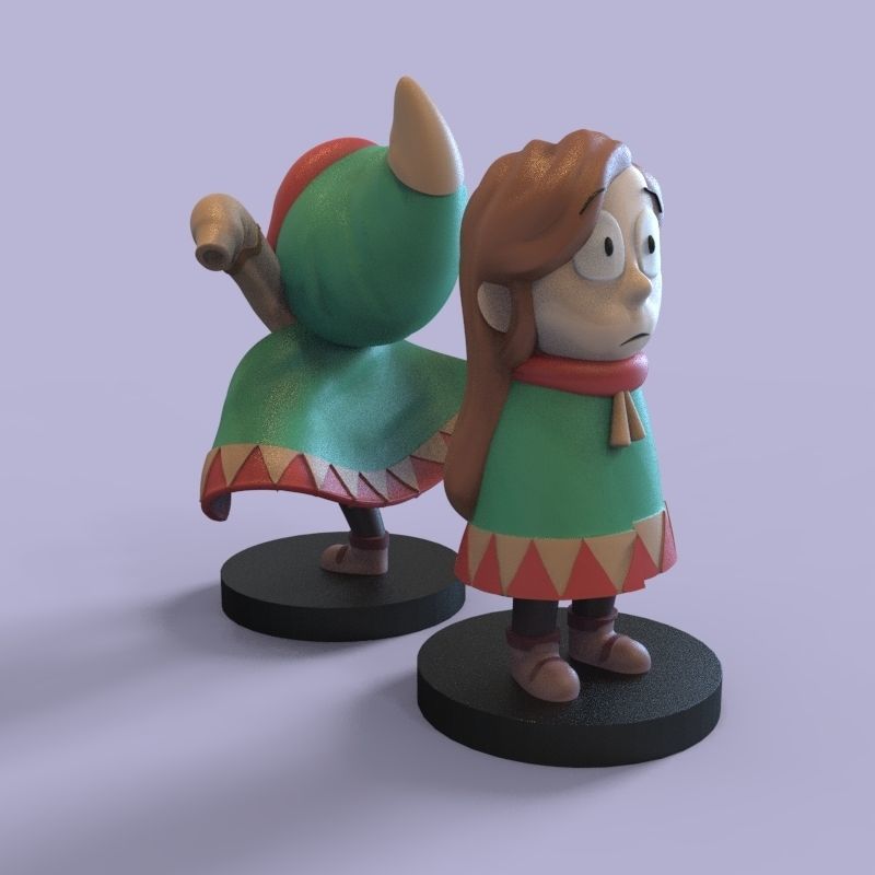 Kid Johanna from Hilda 3D print model_38