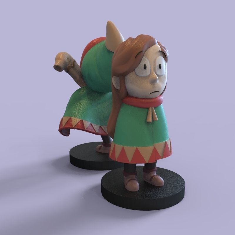 Kid Johanna from Hilda 3D print model_19