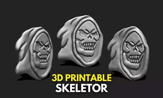 Skeletor He-Man Fanart 3D STL File for 3D Printing
