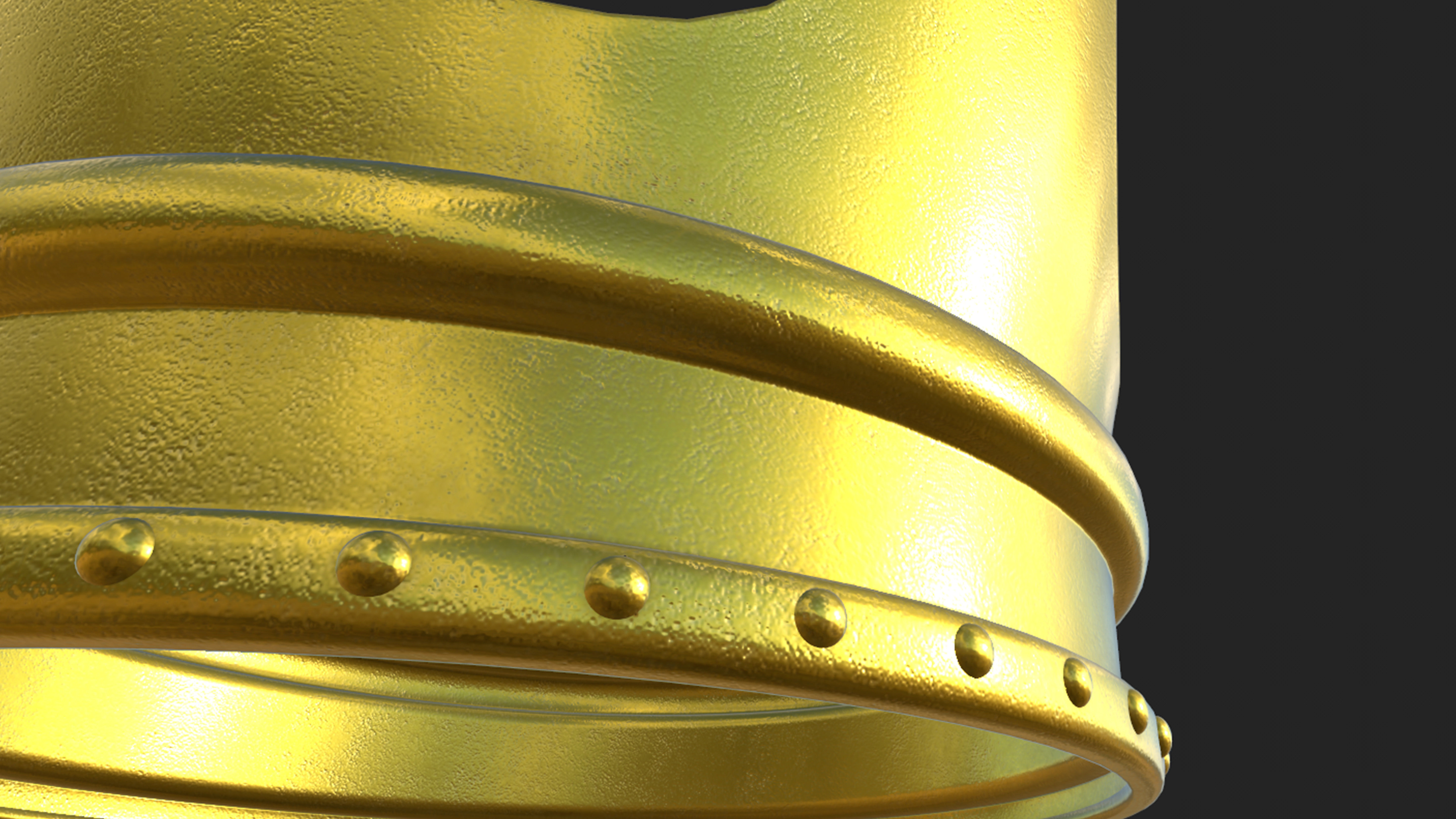 Gold crown 3D model_13